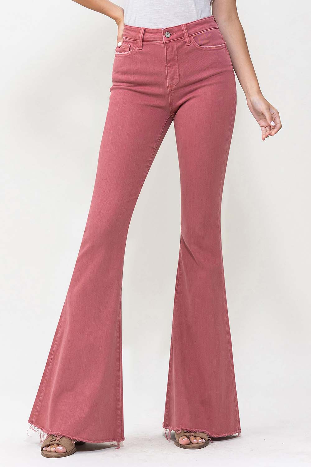 FM Mineral Red Denim-Jeans-Branded Envy