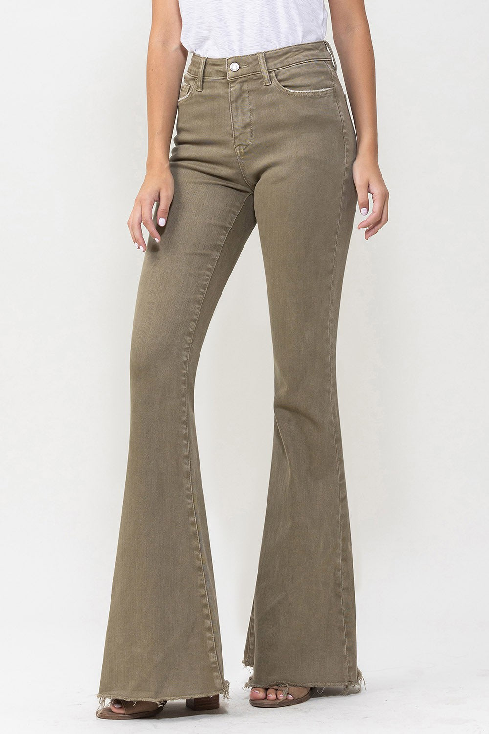 FM Covert Green Denim-Jeans-Branded Envy