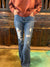 Farewell HR Distressed Denim-Jeans-Branded Envy
