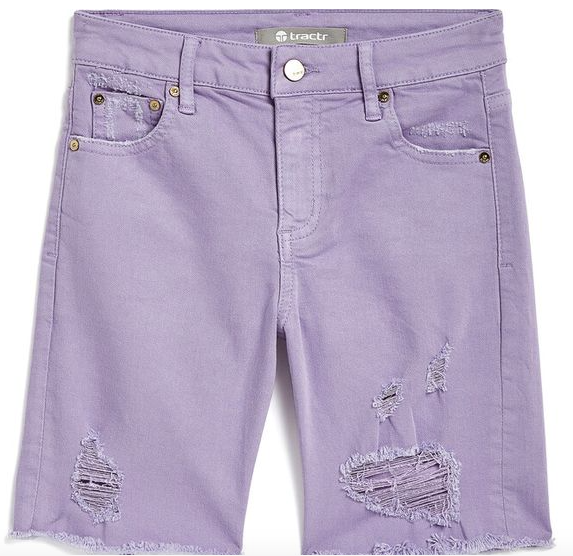 Diane Destructed Bermuda Shorts-tween-Branded Envy