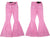 Pink Mineral Wash Flare Jeans-Jeans-Branded Envy